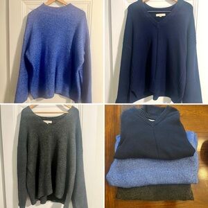 VGUC Bundle x3 Ann Taylor LOFT Sweaters (XL)